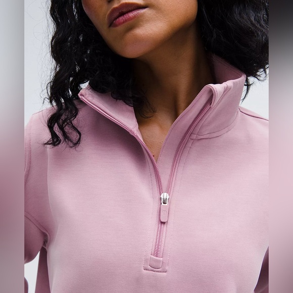 NWT Lululemon Brushed Softstreme Half Zip - Picture 4 of 7